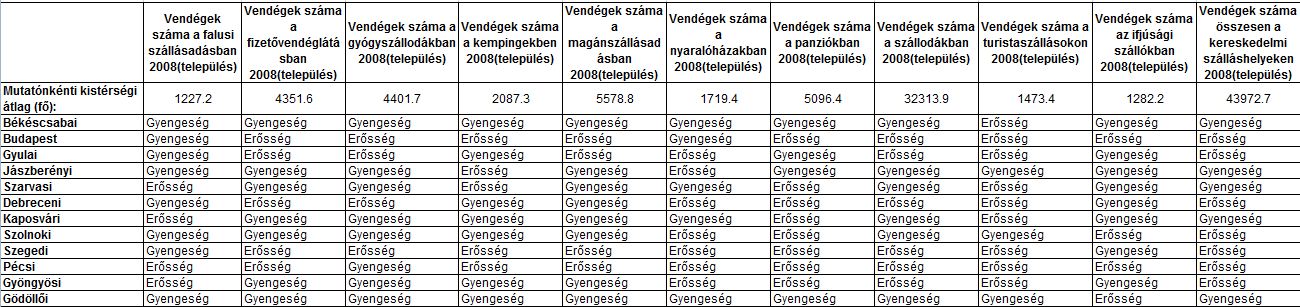 Alternatív SWOT 2008